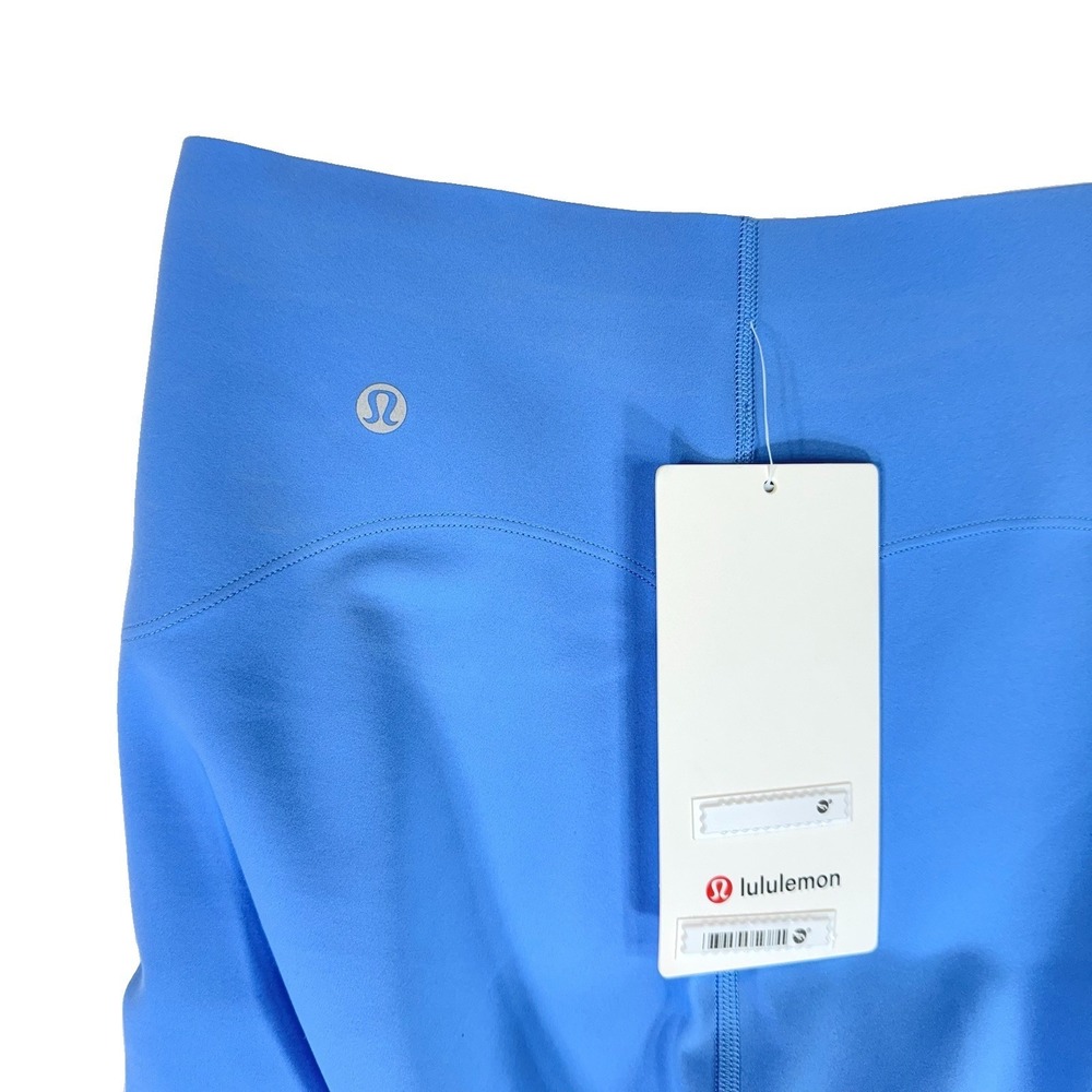 NWT Lululemon Glow Up HR Tight 25 Pool Blue Size 6 Laser Cut Leggings $118 NEW - Picture 7 of 10